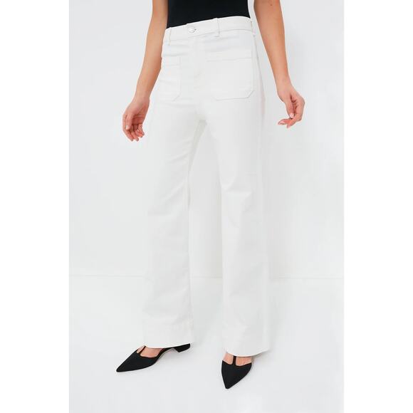 TuckernuckJEANERICA Natural White St. Monica Jeans NWT Size 27/32